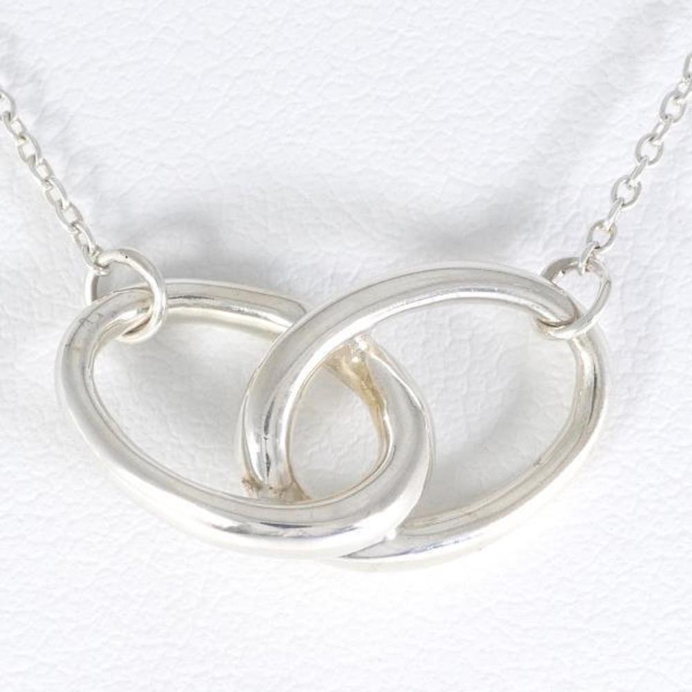 Tiffany Interlocking Circle Silver Necklace